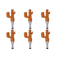 6 PCS Automobile Fuel Injector for Toyota Lexus GS Series/LS500/LC500/RX Series 2GR 8GR 3.5L 23250-0