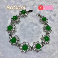 [Pearl Sabah] Crystal Bangle | Jade Bangle | Gold / Silver | Gelang Kristal | Gelang Batu Jed | Gela