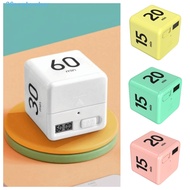 SEPTEMBER Kitchen Timer, Time Management 15/20/30/60 min Cube Timer, Durable Adjustable LED Display 