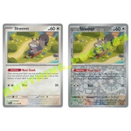 Pokemon Card - Skwovet 151/198 - NORMAL/REVERSE HOLO - Scarlet & Violet