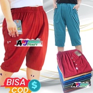 Women's Daily Shorts Jumbo Home Drawstring 7/s8 Elastic Waist T-Shirt Material Wholesale Women's Und