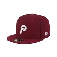 NEW ERA 59FIFTY 5950 MLB Philadelphia Philadelphia Crimson Baseball Cap Cap Full Cap [TCC]