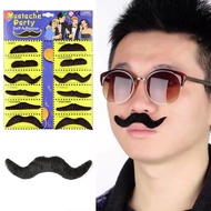Loecoe Baby Pack of 6 Fake Mustaches, Complementary Toys for/ Parties, Fake Mustaches, Costume Toys 