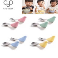 CYD TERRA PICABOO Bukabao Learning Fork Spoon Set Children Soup Tableware