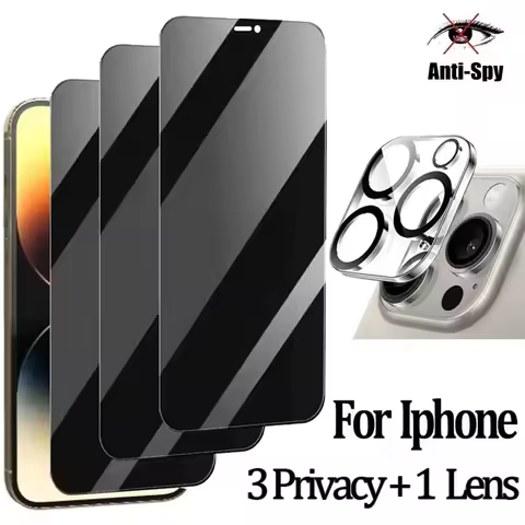 For iPhone 16 17 15 14 pro privacy tempered glass for iphone 15 14 13 12 11 pro max iphone14 iphone1