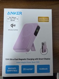 Anker MagGo Power bank (10K) 無線磁吸充電寶 行動電源 支援qi2 有3C認證