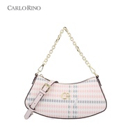 Carlo Rino Charmaine 2-way Shoulder Bag - Light Pink