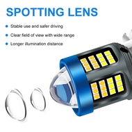 Motorcycle LED Headlight H4 P15D BA20D High Brightness White Yellow Fog Light[mall-sg]