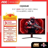 AOC CQ32G4E (180HZ@0.5MS)/CQ32G3SE (165HZ @1MS) Curved Gaming Monitor (31.5" 2K/HD MI + DP)