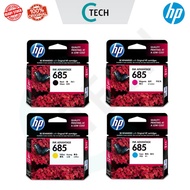 HP 685 Black / Cyan / Magenta / Yellow Ink Cartridge *HP Deskjet Ink Advantage 3525 , 4615, 4625, 55
