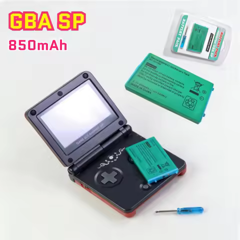 3.7v Rechargeable 850mAh Lithium Battery for Nintendo GBASP GameBoy Advance GBA SP