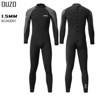 Đồ bơi giữ nhiệt đồ lặn thân dài 3mm OUZO cho nam BCM3035