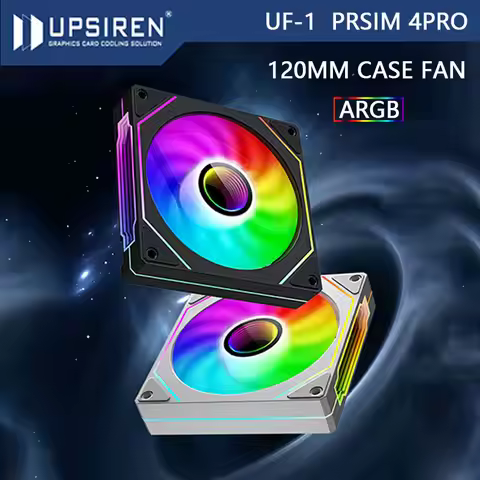 UPSIREN UF-1 PRISM 4 PRO Computer Chassis Fan 12cm ARGB 4 Pin PWM Quiet Cooling Fan 12V Large Air Vo