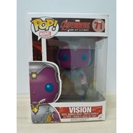 Preloved Funko POP Marvel Vision Phasing 71 Target Translucent Avengers Age Of Ultron