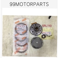 YAMAHA LAGENDA110 SRL110 clutch auto housing shoe one way clutch disc PLATE 4 in 1 FULL SET SRL 110 