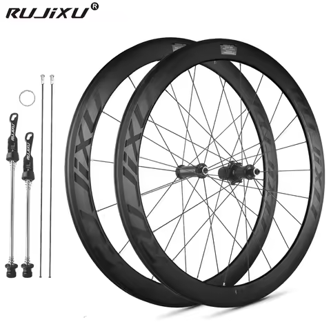 Rujixu700c Road Bike brake Wheelset 30/40/50mm road Wheels compatible for Shimano Compaglono Sram V/