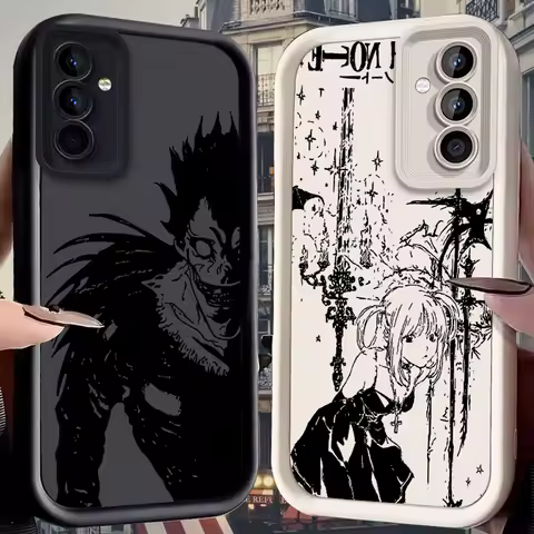 D-Death N-Note Sketch Print Case for Samsung Galaxy A37 A36 A35 A34 A33 A32 A26 A24 A23 A17 A16 A15 
