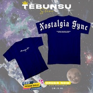 KAOS NOSTALGIA SYNC | KAOS 1 | KAOS COTTON COMBED 30S | BAJU PRIA | BAJU MURAH | TEBUNSUSTORE