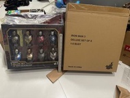 鐵甲奇俠 hottoys Ironman 3 Deluxe set of 8 bust