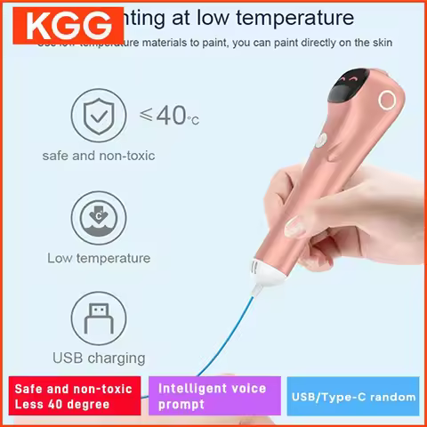 New 3D Pen PCL Filament Low Temperature Anti-Scald 3D Printing Pen DIY Drawing Toys For Girls Boys C