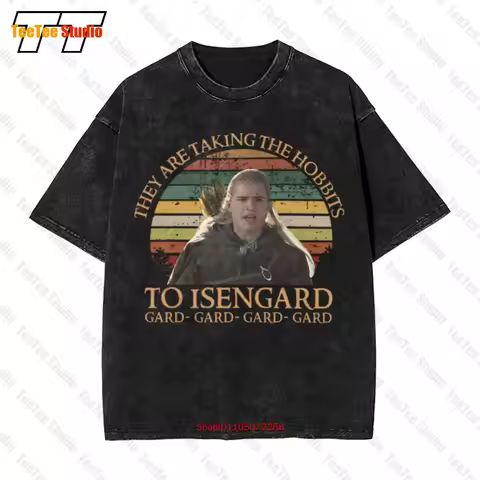 They Are Taking The Hobbits To Isengard Gard Vintage Vintage Oversized T-Shirt Tee II2A