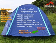 Cover tenda dome 4org Savana Malcone Polyester 210T bukan tenda waterproof