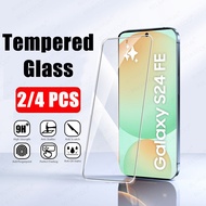 2/4Pcs Front Screen Glass For Samsung Galaxy S24 FE Screen Protector Samsung S23 FE S24FE 5G Tempere