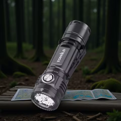 TOWILD BC10 EDC Flashlight Portable Rechargeable 4000lm IPX8 High Power Led Flashlight 21700 Torch F