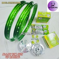 EX5/DREAM/WAVE100 ALLOY RIM 1.40 X 17 SIAP HUB CHROME, RANTING CHROME "GP RACING"