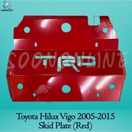 Hilux Vigo stone guard enjin cover enjin Skid plate red/ Vigo enjin stone guard