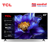 TCL ทีวี รุ่น 43V6C ขนาด 43 นิ้ว 4K UHD Google TV HVA Panel ระบบปฏิบัติการ Google