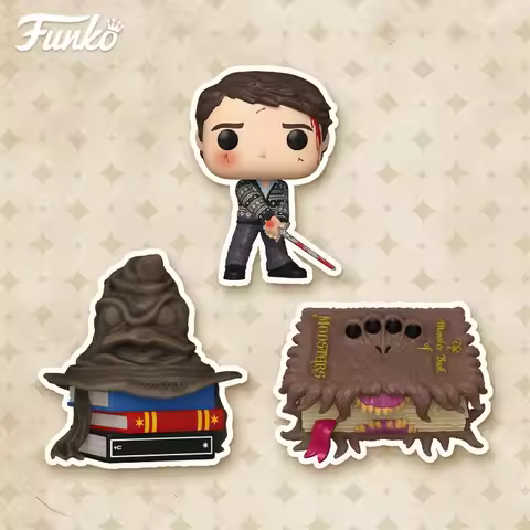 Funko Pop Original Harry Potter The Monster Book of Monsters Neville Longbottom Sorting Hat Action F