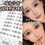 Manga Bottom False Eyelashes Lash Extension Effect Individual Lash Look Volume Camera Ready Hand Dra
