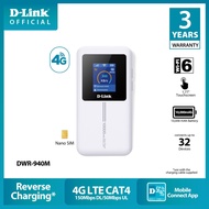 D-LINK (DWR-940M) 4G 150 Mbps White Pocket Wi-Fi