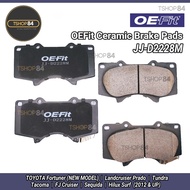 OEFit Ceramic Brake Pad for FORTUNER New LANDCRUISER PRADO TUNDRA TACOMA FJ CRUISER TOYOTA JJ-D2228M