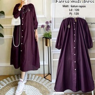 Diskon Midi Dress Gamis Midi Dress Muslim Baju Dress Wanita Fiersa