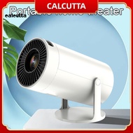 [calcutta] Mini Projector Movie Phone Projector Mini Led Projector 180° Rotating Stand Wifi 6 Blueto
