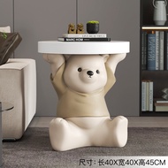 Yunchan Bear Living Room Floor Decoration Home Decorations TV Cabinet Sofa Side Table Bedside Table 