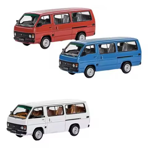 MASSDI Alloy 1/64 HIACE H50 Van TYT4000 TYT4001 TYT4002 TYT4003 TYT4004 Car Model Classics Adult Sou