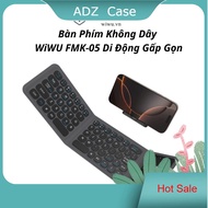 Bàn Phím Gập Gọn Di Động Bluetooth WiWU FMK-05 Có Bàn Di Chuột Kèm Giá Đỡ Cho Laptop Máy Tính Bảng Đ