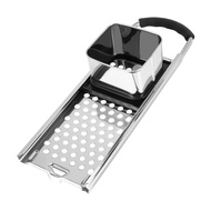 (LAU0) Stainless Steel Spaetzle Maker with Comfort Rubber Grip Handle for Dumpling Noodle