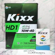 NEW! KIXX HD1 10W-40 4L Caltex Korea (Oli Mesin Diesel Full Synthetic)