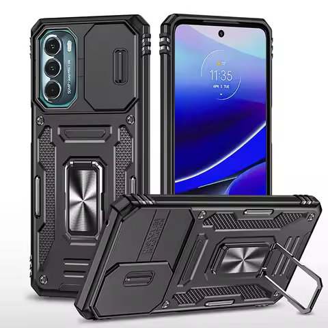 Phone Case with Holder For Motorola Moto G Stylus 4G 5G Play Power Pure 2022 2023 Edge 30 Neo Pro 40