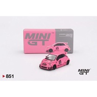 Abarth 595 Pink 851 Scale 1:64 Brand Mini gt
