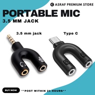 [Post 24H] 2-Way Headphone Jack Splitter 3.5mm Stereo Audio Headset Hub Splitter for Phone PS4 Xbox 