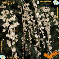 YELGIYE Christmas Tree Branches, Long Branches Sparkling Crystal Bud Branches,  Transparent Bead DIY