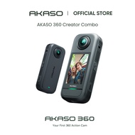 AKASO 360 - Action Camera | 5.7K 360 Video | 72MP 360 Photos | Dual 1/2" 48MP Sensors | Horizon Stea