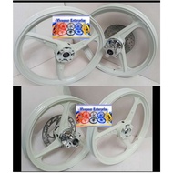 Y15/ Y16/ Y125ZR/ Y125/ 125ZR/ 125Z/ LC135 5S/ RS150 ENKEI 3LEG 3KAKI 3 BATANG CUSTOM RIM CHROME HUB