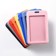 【F】 Card holder work card sleeve，Double sided transparent card sleeve，Key chain