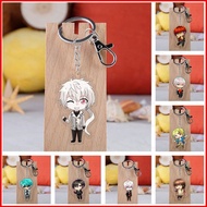 SQ1 Mystic Messenger Keychain Acrylic Keyring Bag Pendant Key Chain ZEN 707 Unknown Jumin Yoosung Ac